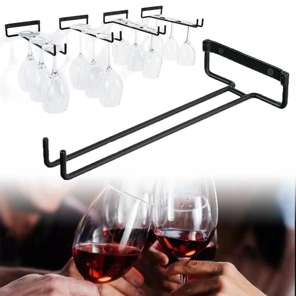 Kitchen Appliances Holder - 壁掛けステムウェアホルダーキッチンワイングラスホルダーカップハンガーゴブレットハンギングラック収納棚