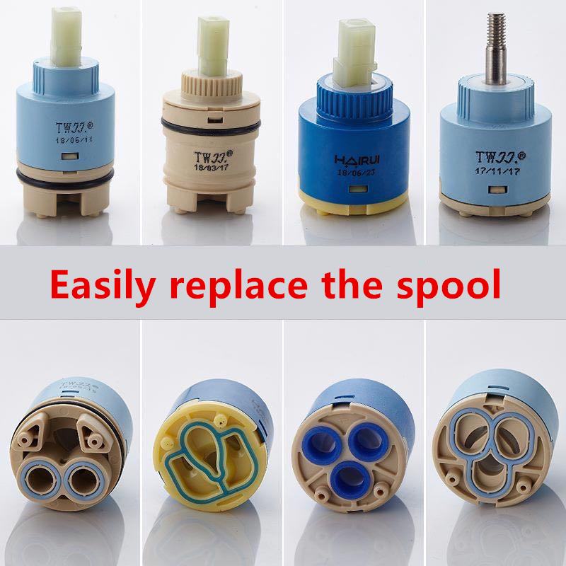 Kitchen Appliances Integrated - 蛇口用ミキシング蛇口,高スプールバルブ,25mm/35mm/40mm,蛇口用アクセサリー,台所用品,シャワー用