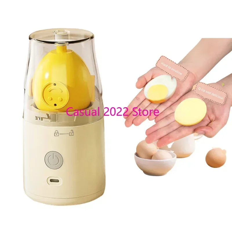 Hand Mixer Electric - 電気卵シェーカー卵黄ミキサー USB 充電式自動卵ビーター卵ロータリー調理ベーキングツールキッチンアクセサリー