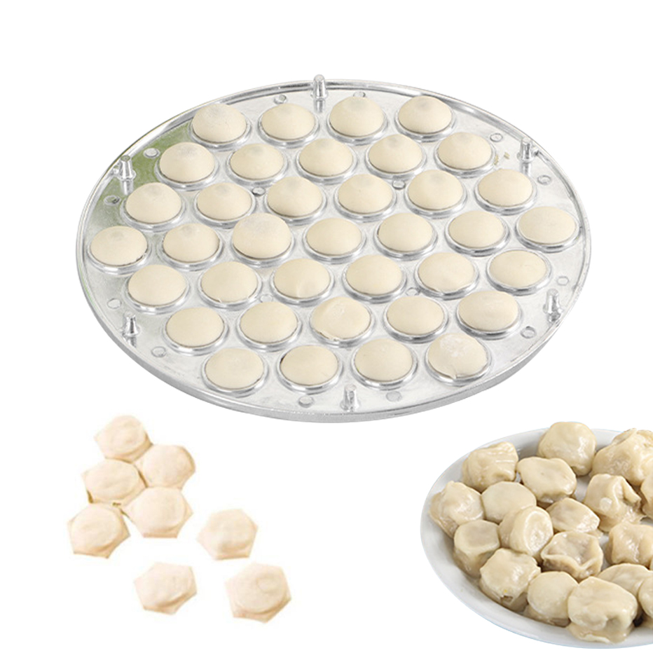 Kitchen Appliances For Baking - 餃子型 37 穴キッチン生地プレスラビオリ作成型餃子の皮アーティファクト型 DIY バッチ生産パスタ