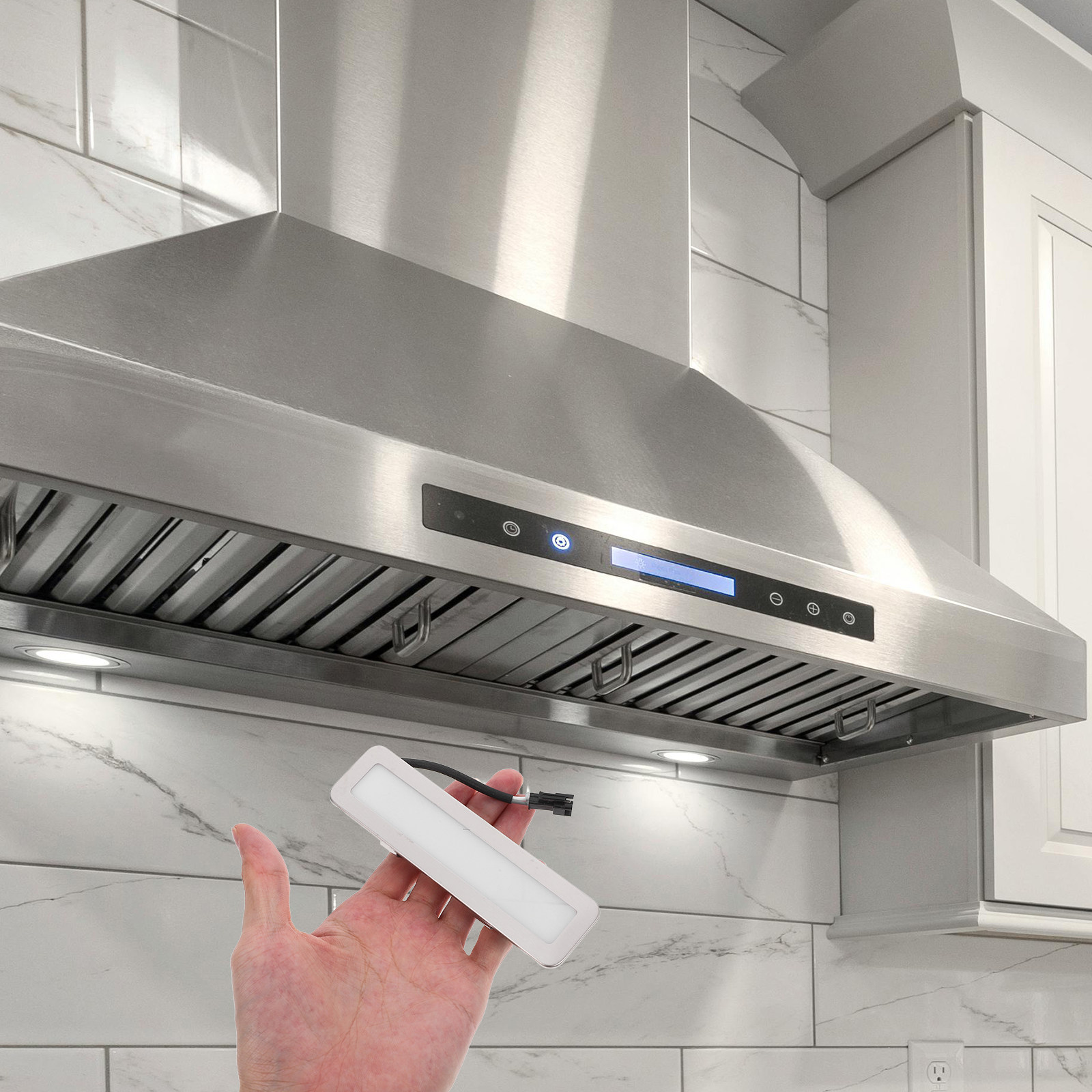 Kitchen Appliances Youtube - 長方形キッチンレンジフード電球高輝度ストーブ家電冷蔵庫LED調理器交換用照明電球チューブ
