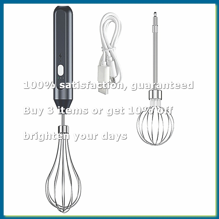 Hand Mixer Electric - ● 電動エッグビーター、コードレスハンドミキサー、3段階速度調整、ホームベーキング用
