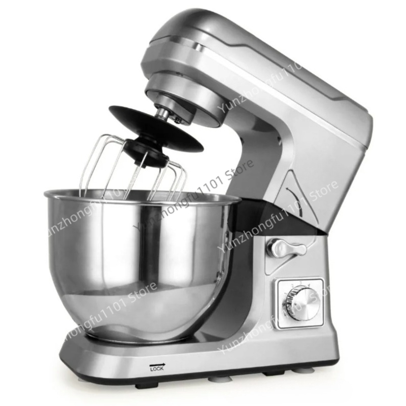 Hand Mixer Electric - 1400W 5.7L ケーキパティシエロボット工場キッチン家電電動フードスタンドミキサーUSB電源