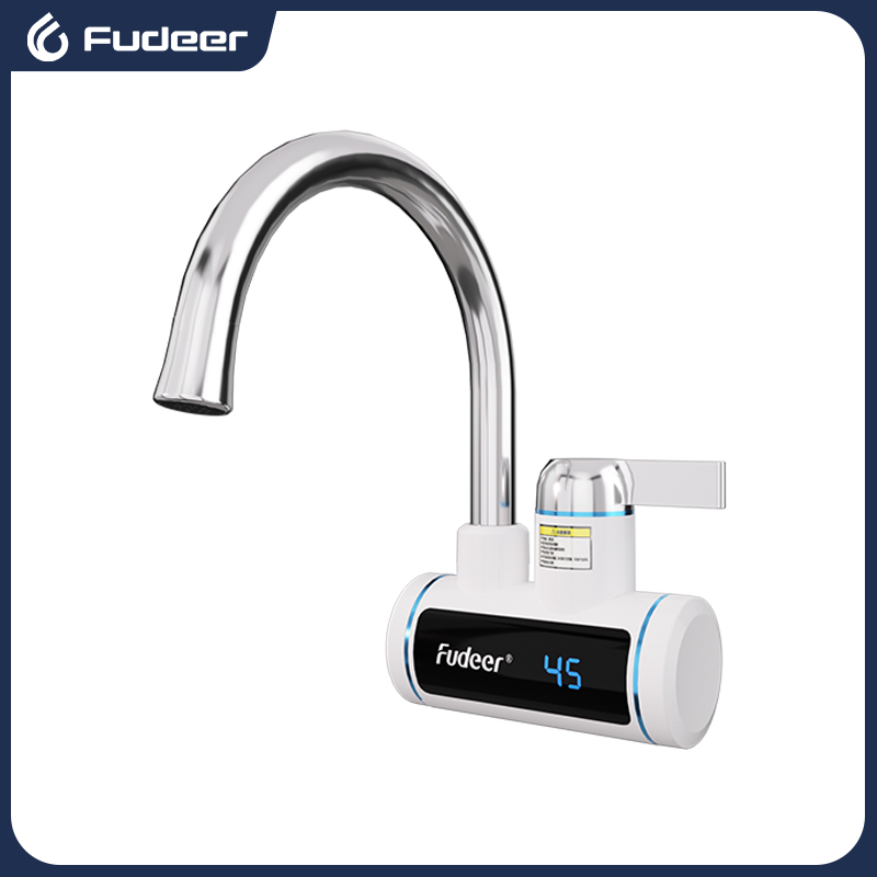 Kitchen Appliances Integrated - Fudeer 電気温水器 220V キッチン蛇口 タンクレス瞬間加熱水栓 流れる温水ミキサー