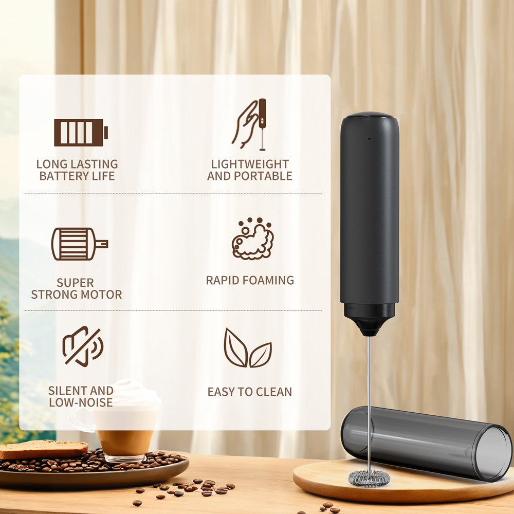 キッチン強力なスターラーミルク泡立て器ハンドヘルドフォームメ - Kitchen Appliances Integrated のレビューと価格