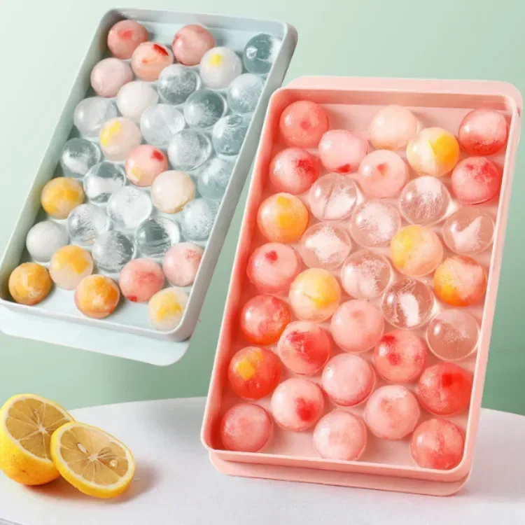 ラウンドアイスキューブトレイクリエイティブホッケーボールメー - Kitchen Appliances Holder のレビューと価格