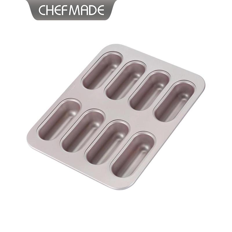 CHEFMADE 8カップオーバルロングホットドッグパン型ノ - Kitchen Appliances For Baking のレビューと価格