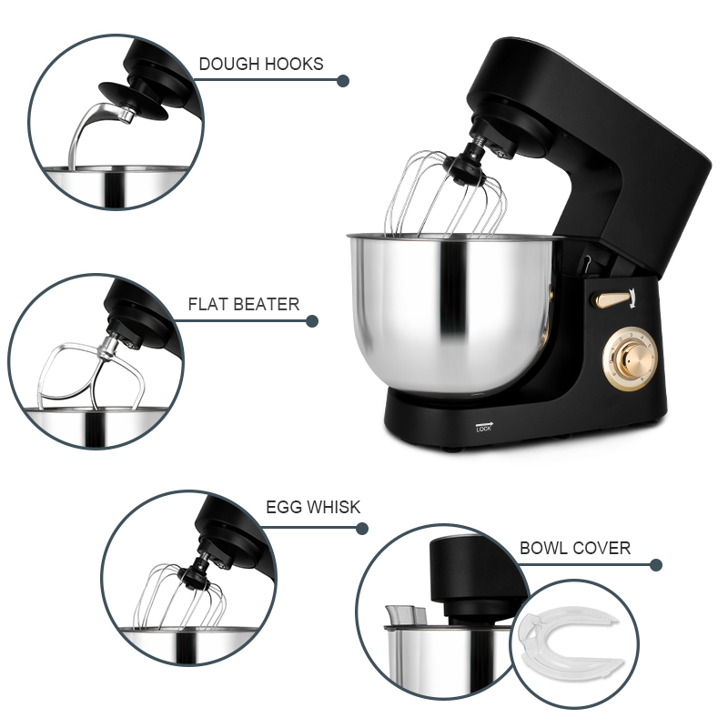 家庭用スタンドミキサー 高出力1800W 8L ケーキ・パン - Kitchen Appliances Are のレビューと価格