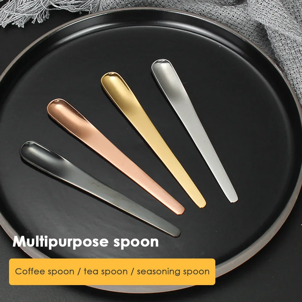 ステンレス製コーヒースプーン,デザート用フラットスプーン,小 - Kitchen Appliances Integrated のレビューと価格
