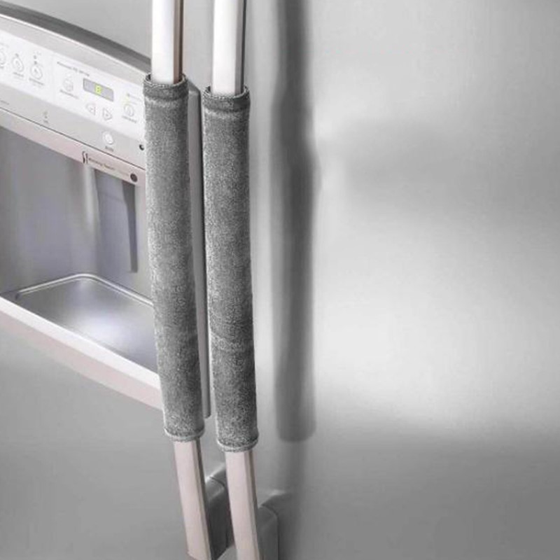 2 個の滑り止め冷蔵庫オーブンハンドルカバー指紋防止プロテク - Kitchen Appliances List のレビューと価格