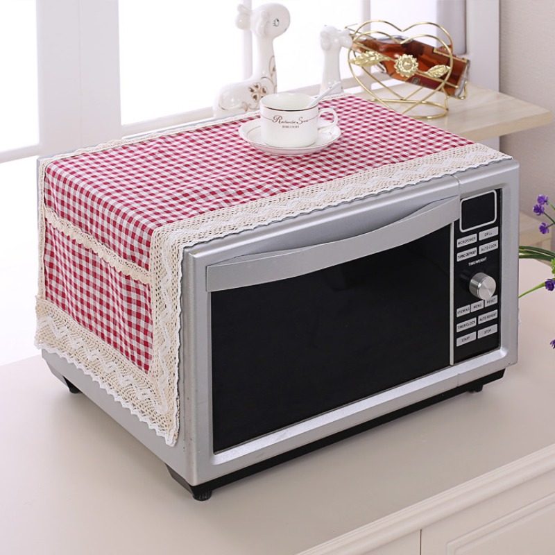 1個入り コットンリネン製 電子レンジカバー 防塵 防油 キ - Kitchen Appliances List のレビューと価格