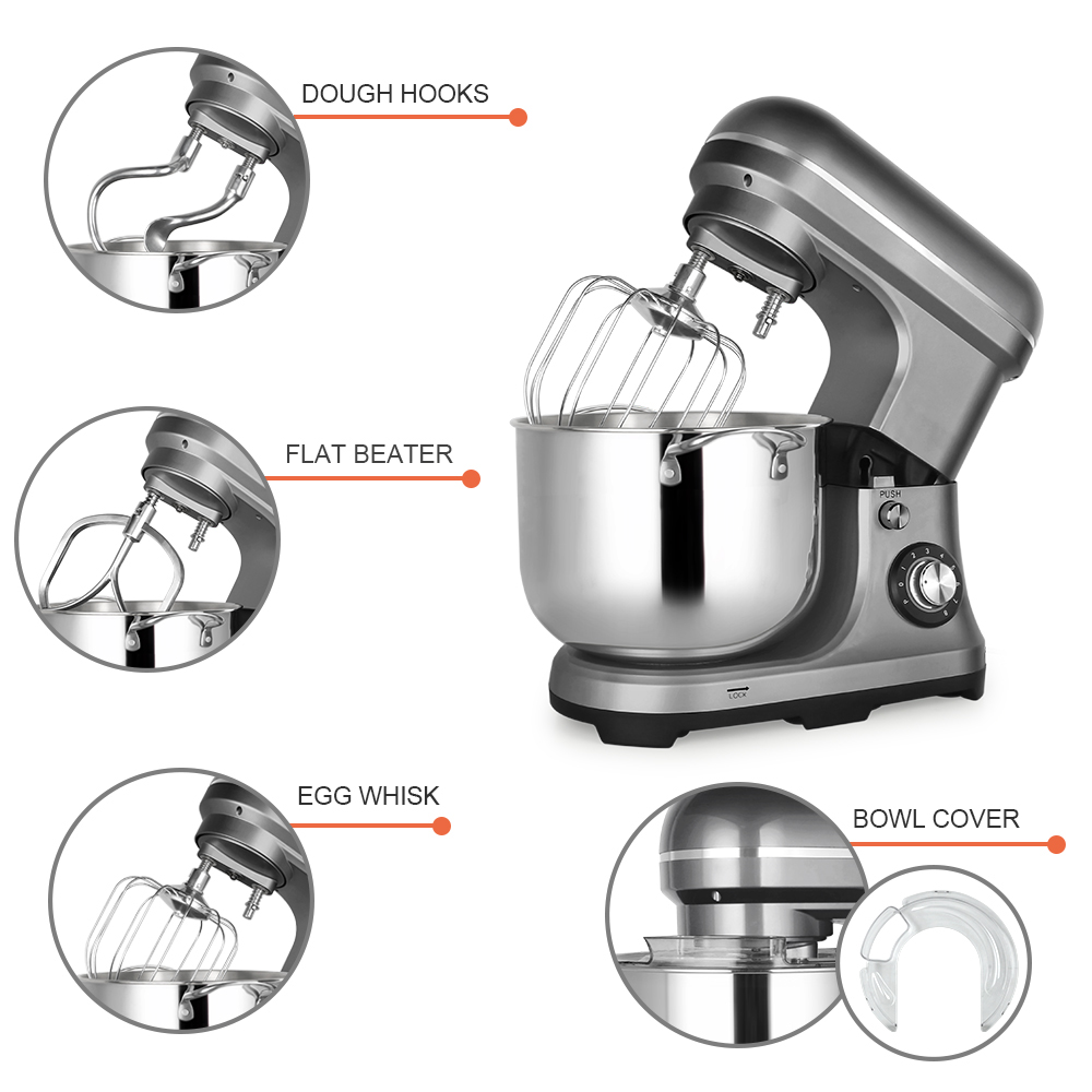 11L 2000W 大型強力電動ミキサー ダブルドウフック付 - Kitchen Appliances Are のレビューと価格