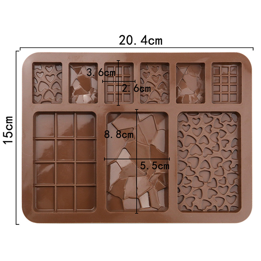 9 キャビティチョコレートシリコーン型フォンダンキャンディケ - Kitchen Appliances For Baking のレビューと価格