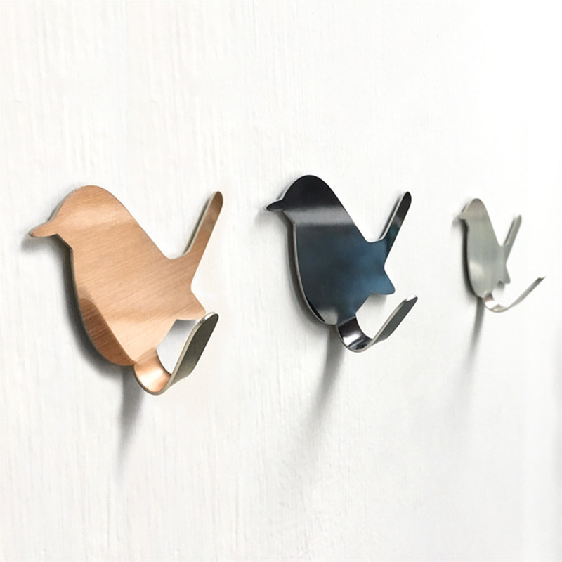 2 個自己粘着フック鳥パターン収納ホルダー浴室キッチンハンガ - Kitchen Appliances Holder のレビューと価格