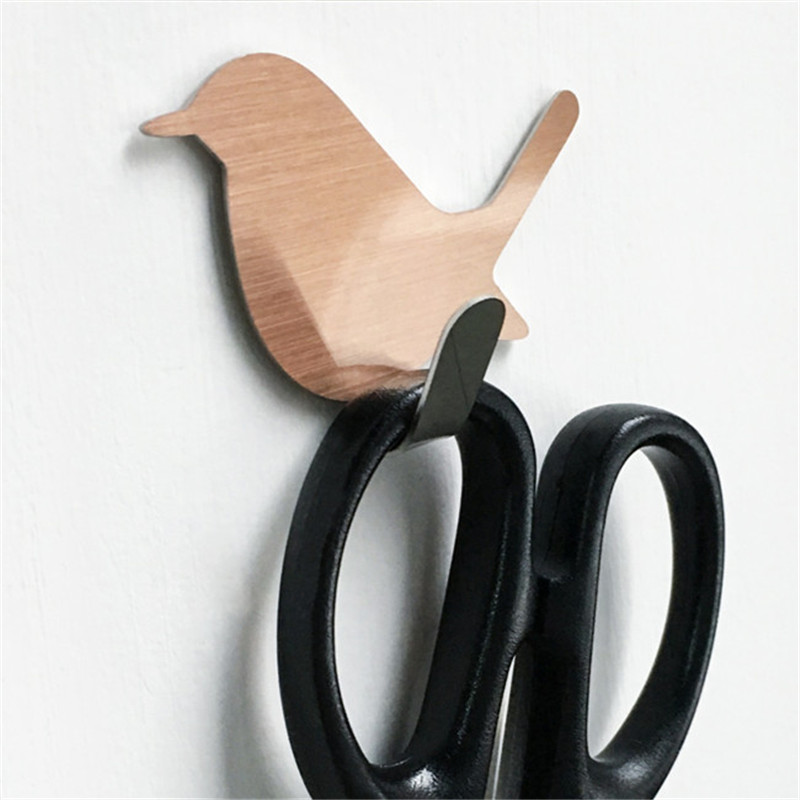 2 個自己粘着フック鳥パターン収納ホルダー浴室キッチンハンガ - Kitchen Appliances Holder のレビューと価格