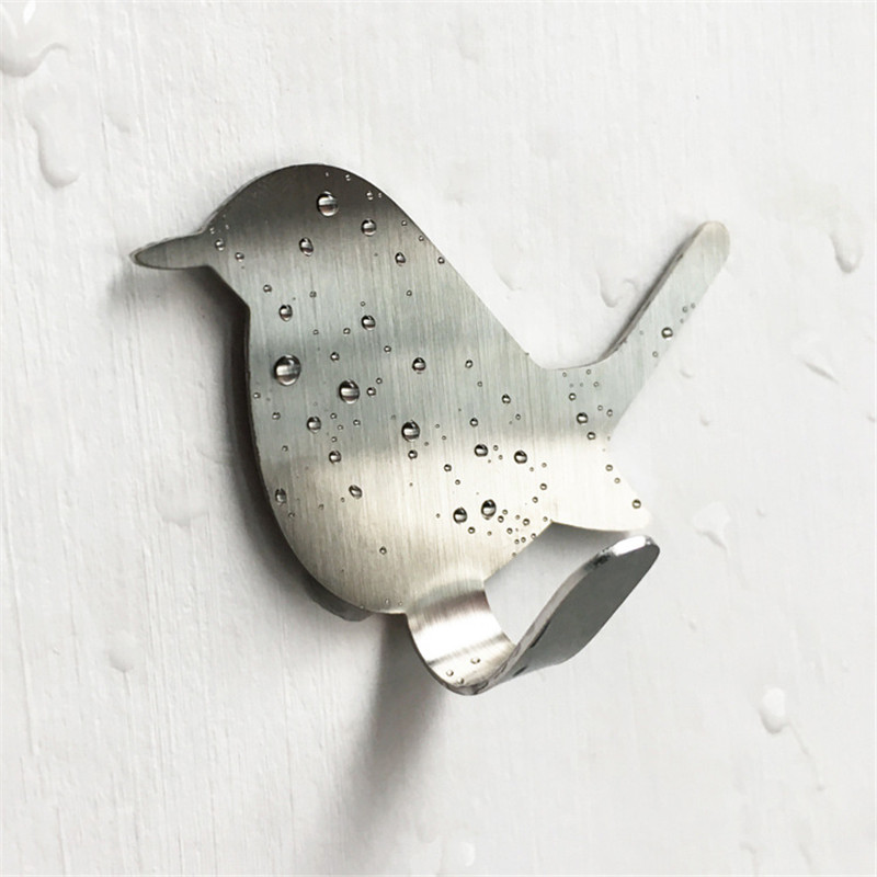 2 個自己粘着フック鳥パターン収納ホルダー浴室キッチンハンガ - Kitchen Appliances Holder のレビューと価格