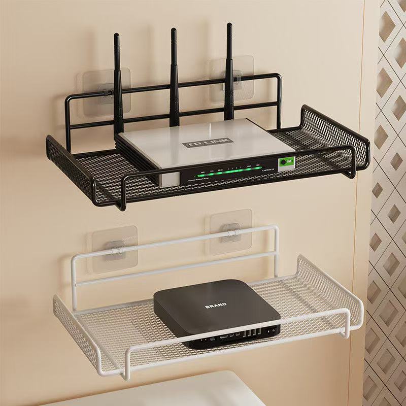ステンレス製ルーターシェルフ 穴あけ不要 WiFi 壁掛けル - Kitchen Appliances Holder のレビューと価格